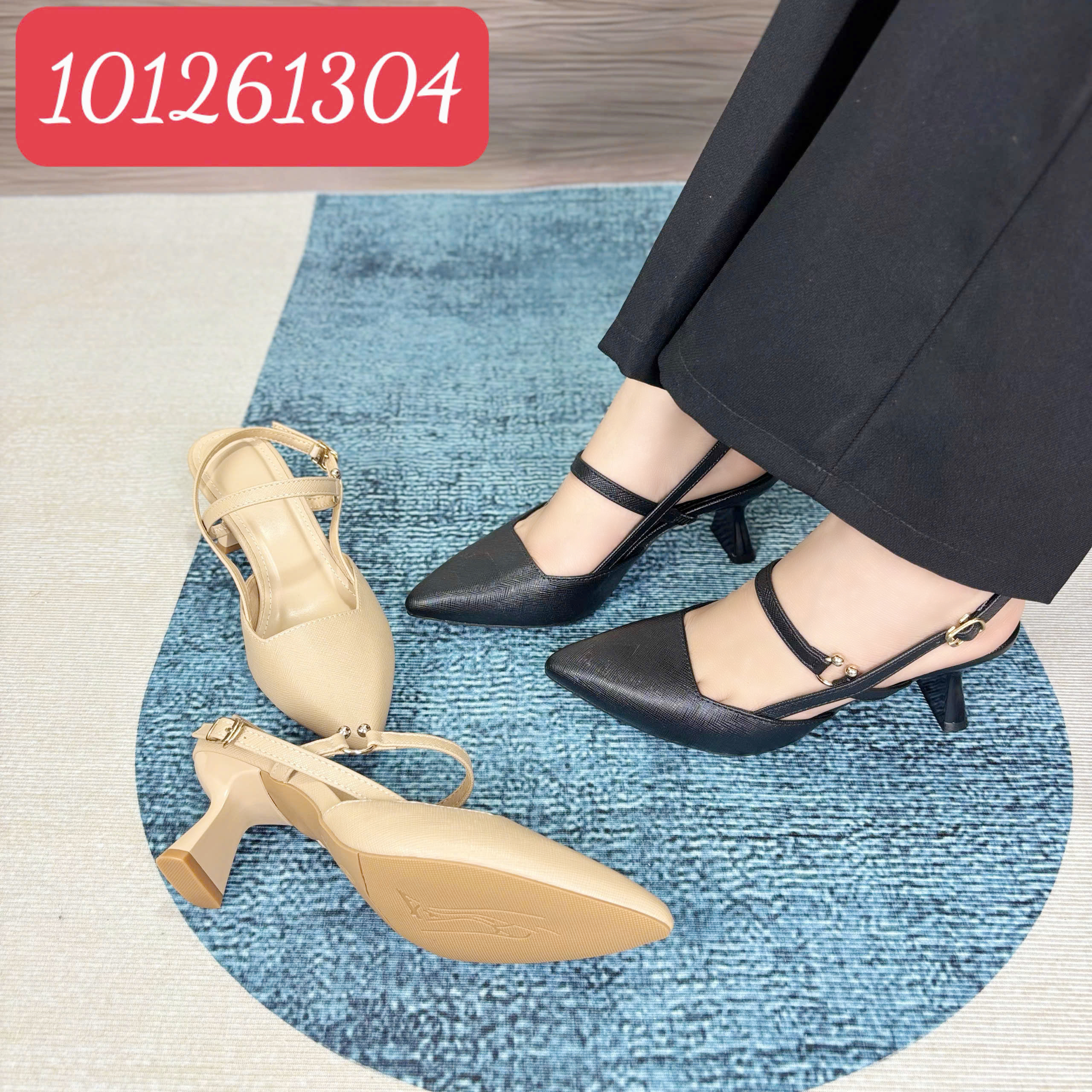 Sandal bít mũi 6CM - Mã Đặt Hàng 101261304