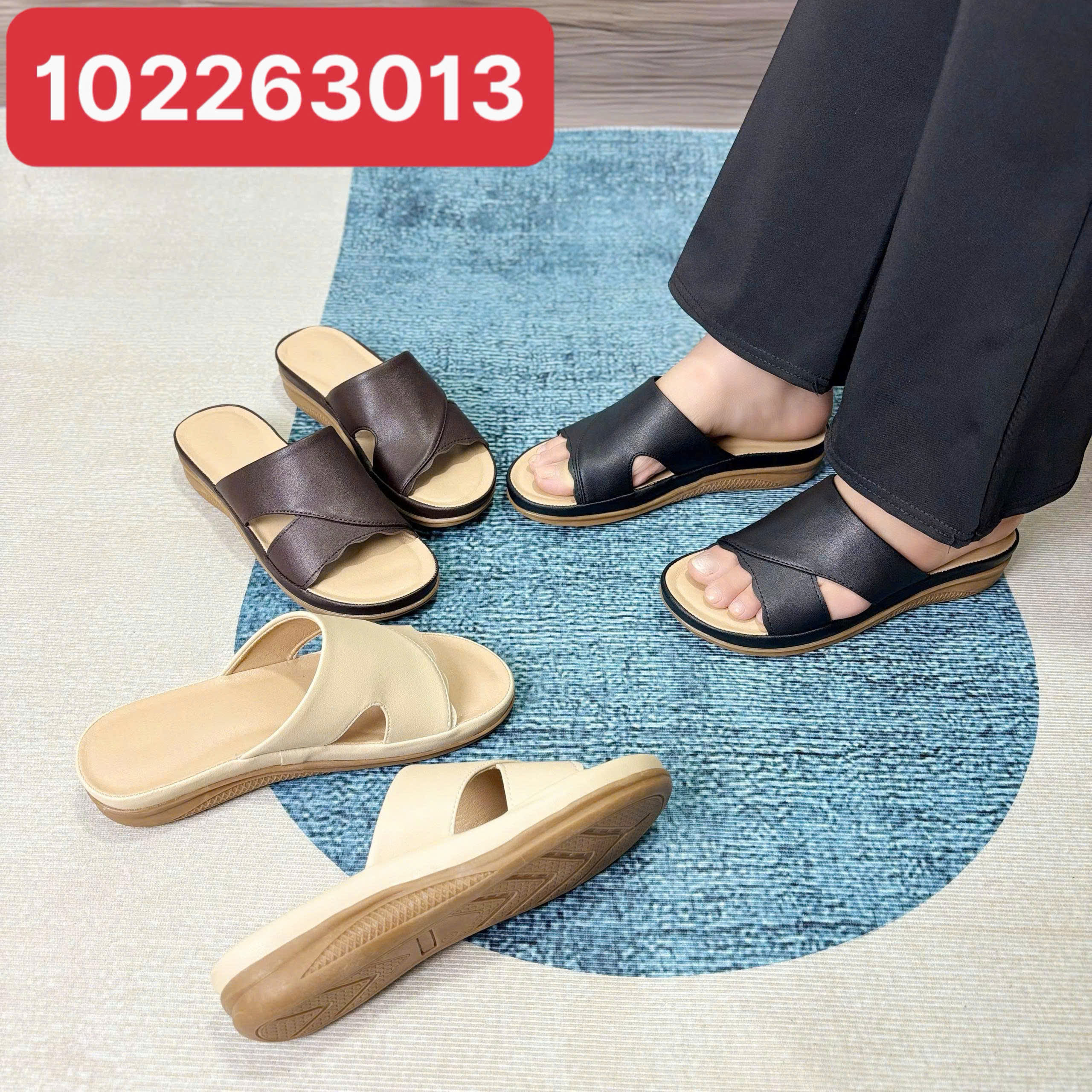 Sandal đế xuồng 3cm - Mã Đặt Hàng 102263013