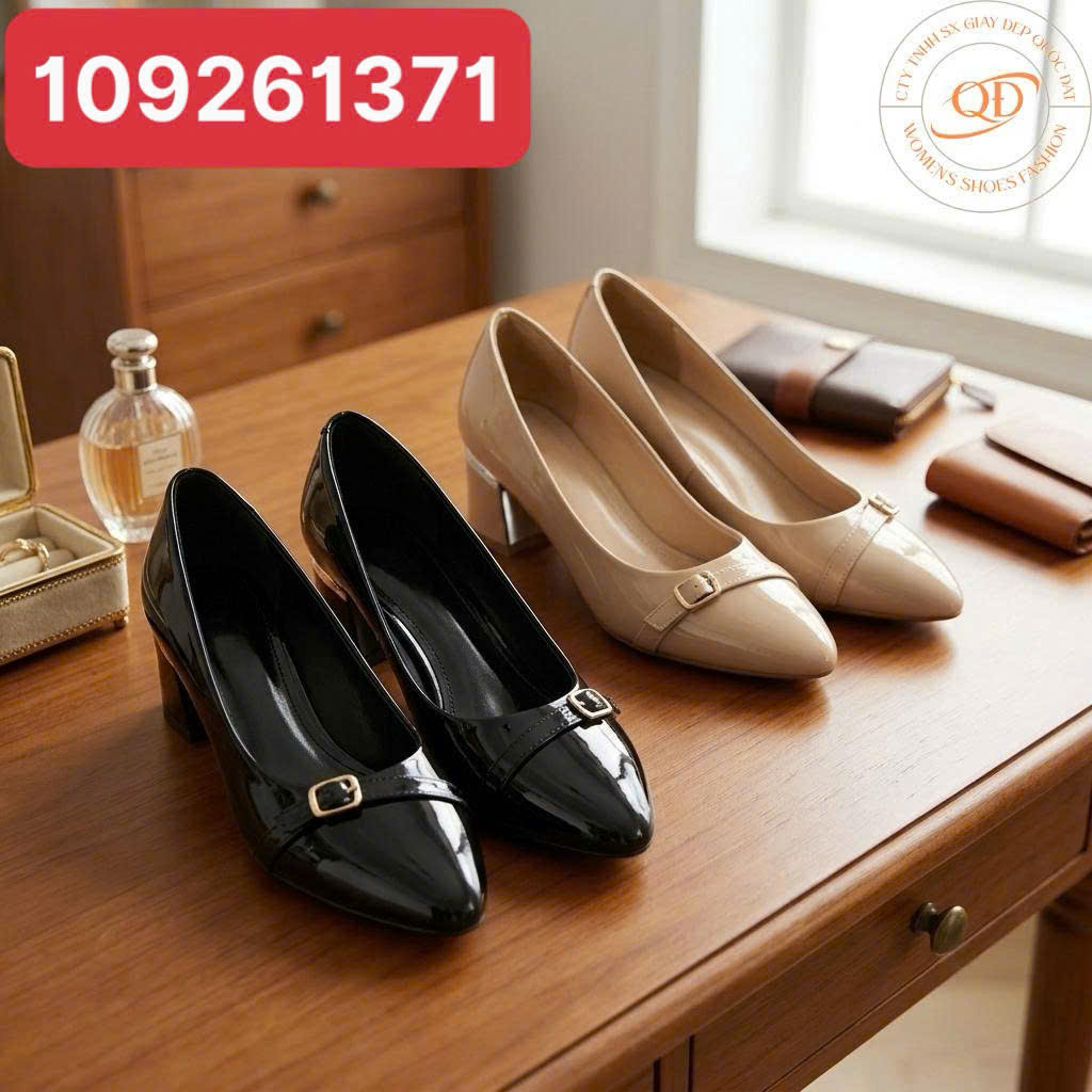 Giày cao gót bít 3CM  - Mã Đặt Hàng 109261371