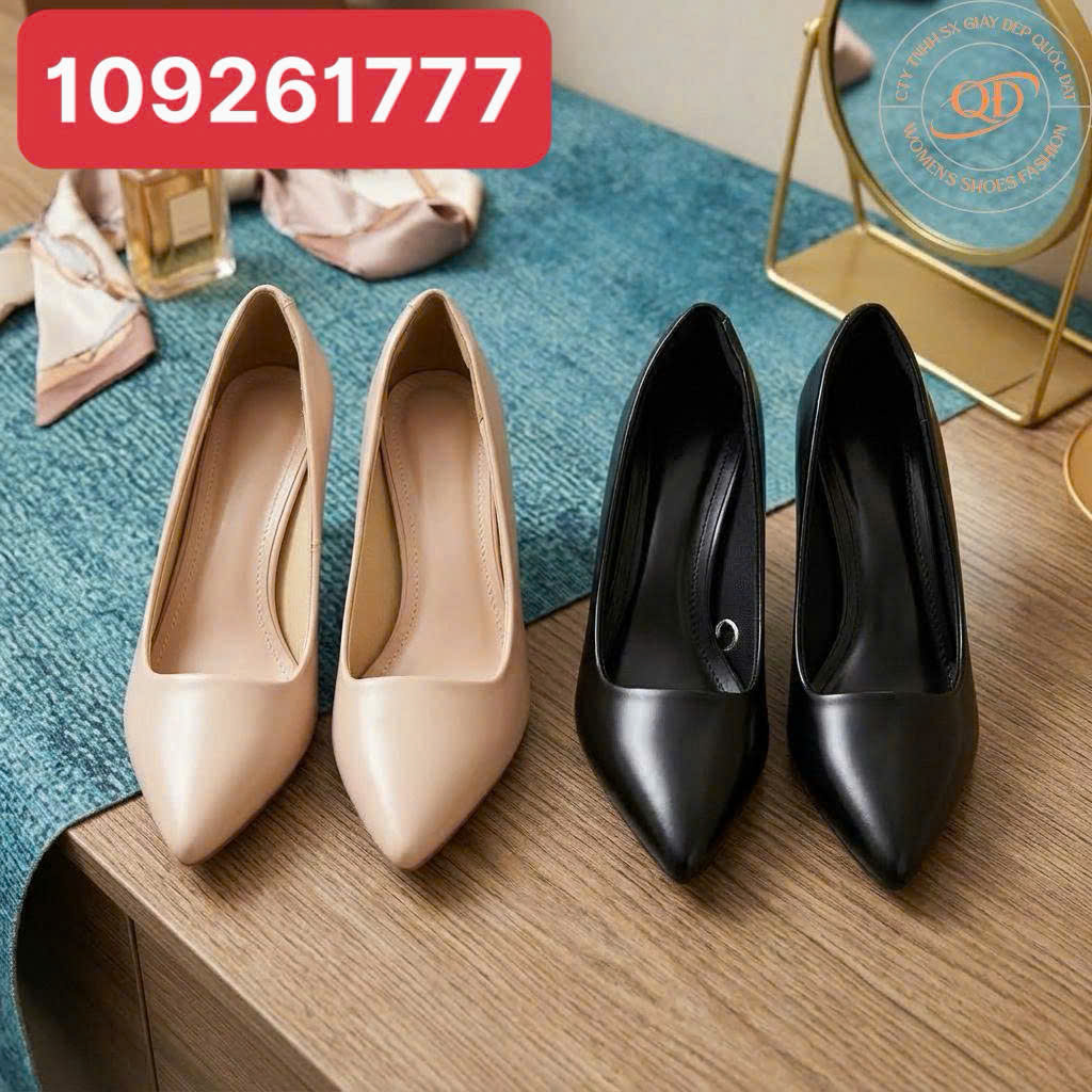 Giày cao gót bít 6CM  - Mã Đặt Hàng 109261777 
