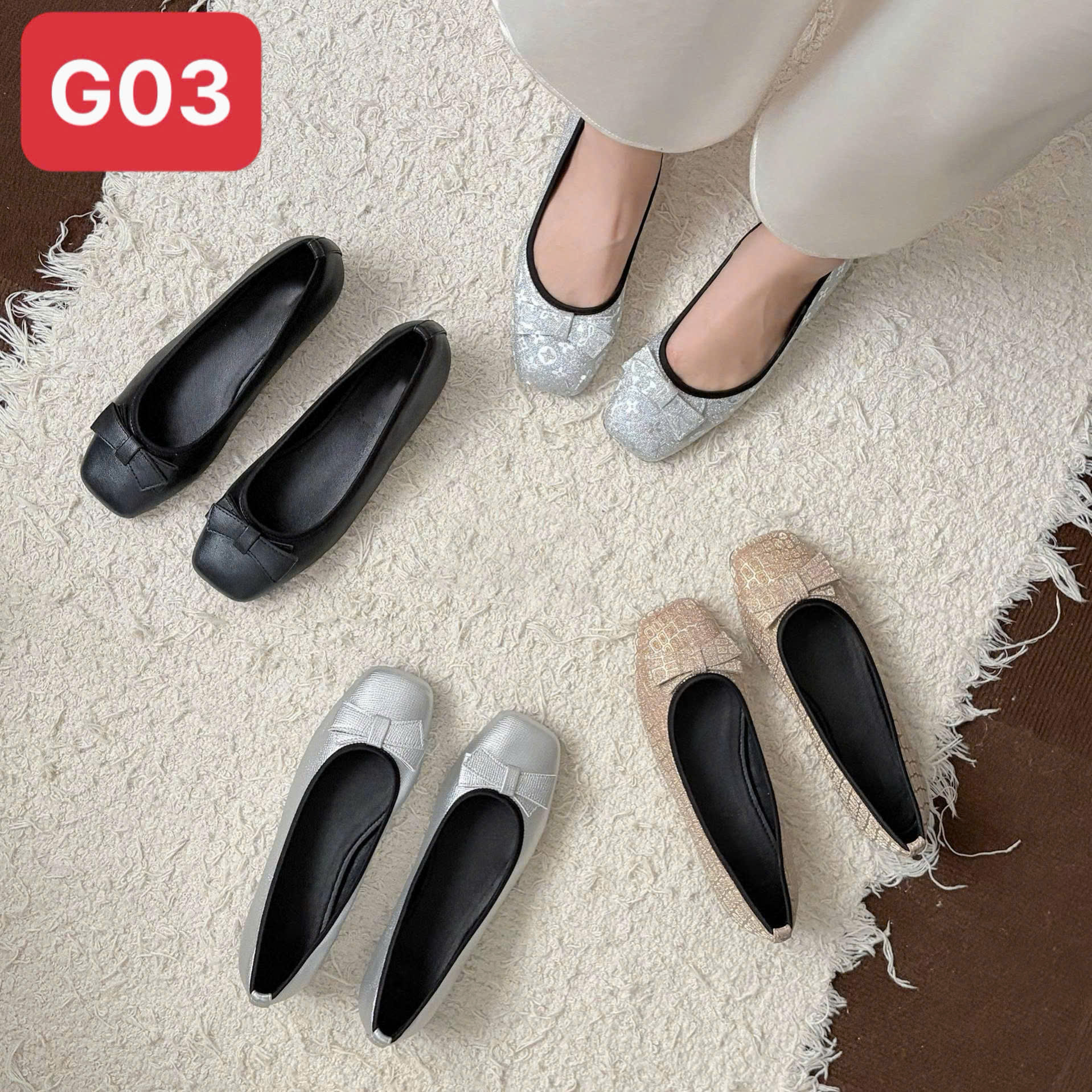 Giày búp bê - Mã Đặt Hàng G03