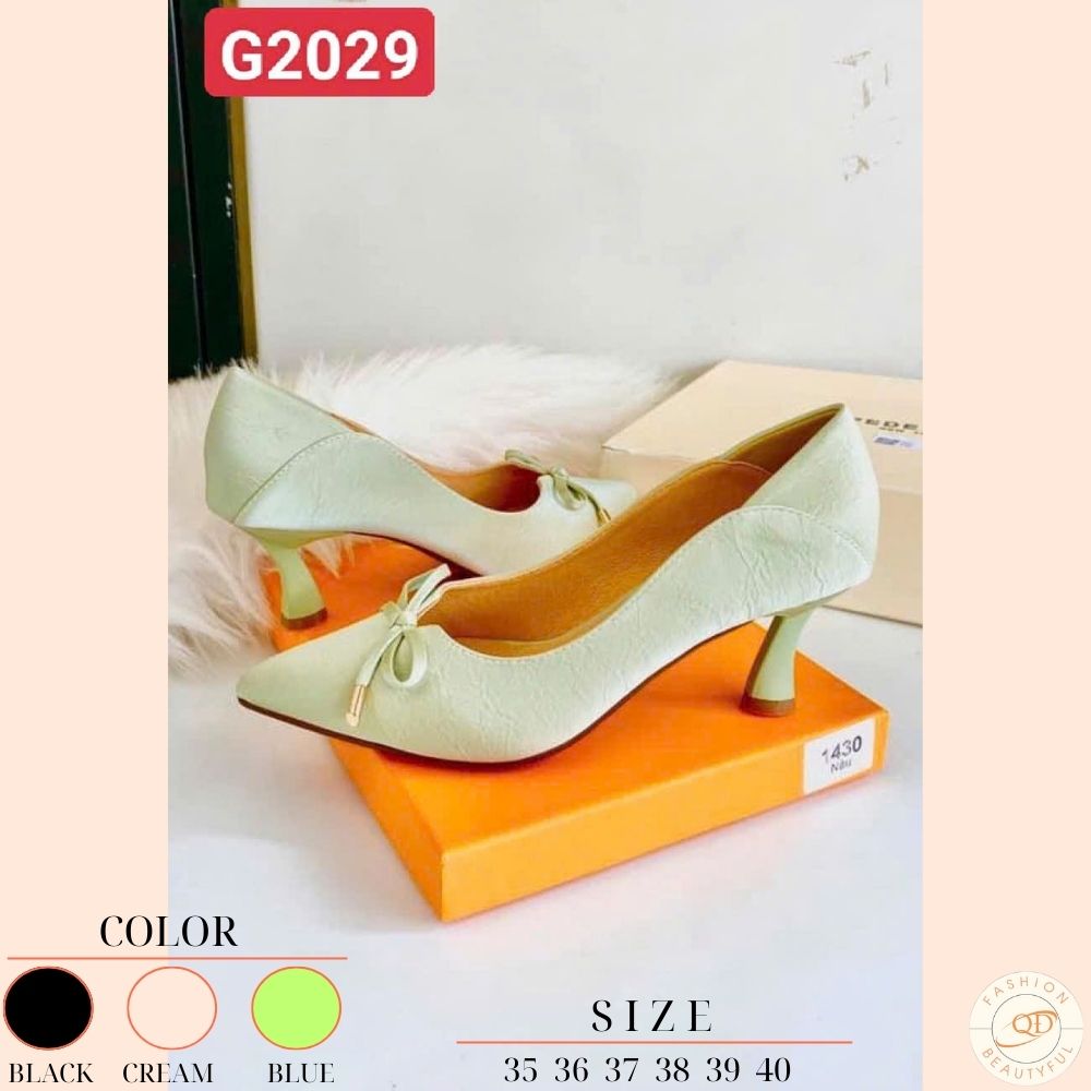 Giày cao gót bít - Mã Đặt Hàng G2029