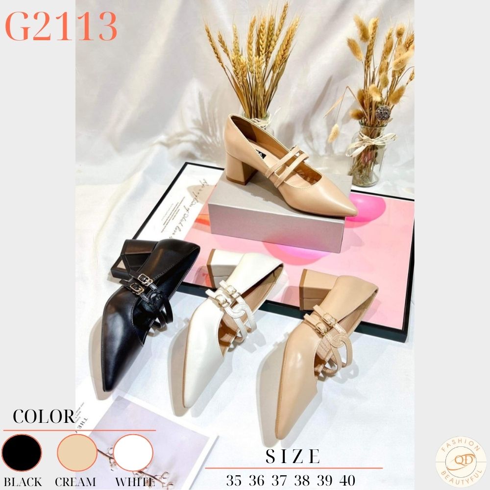 Giày cao gót bít - Mã Đặt Hàng G2113