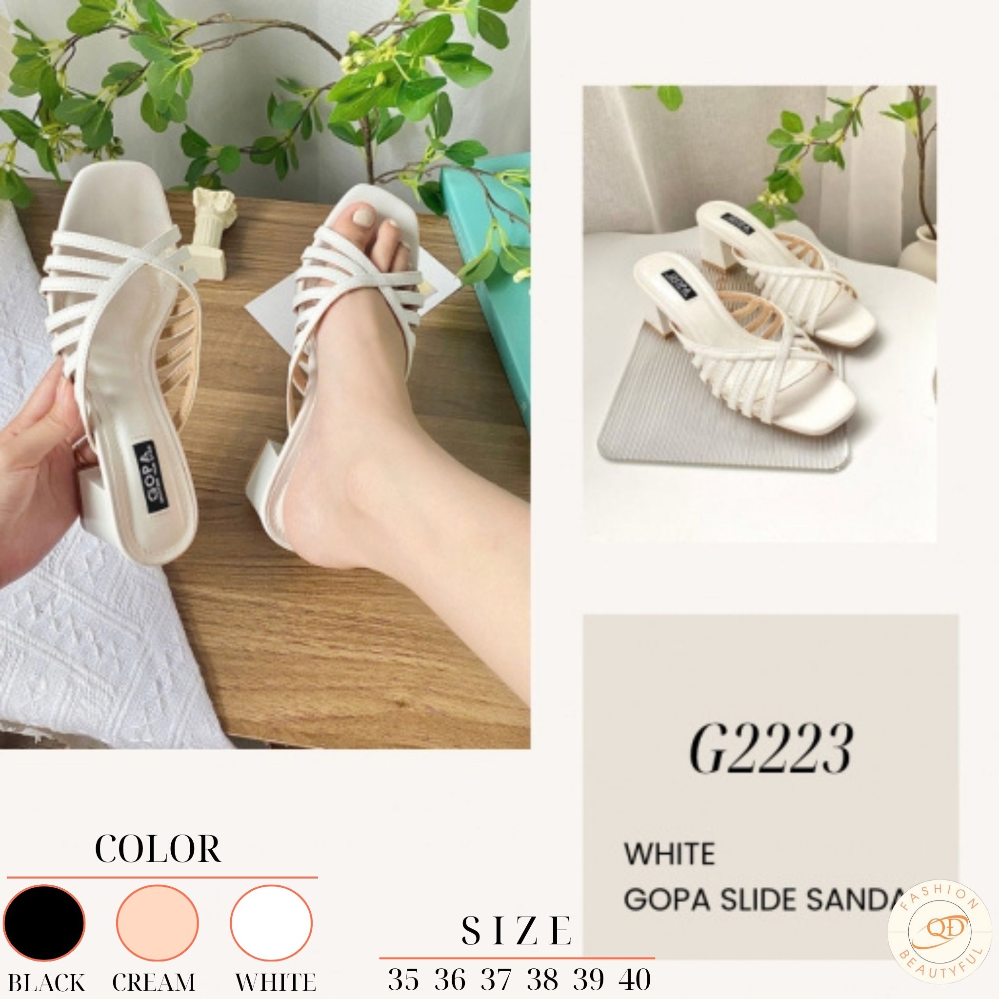 Sandal cao gót - Mã Đặt Hàng G2223