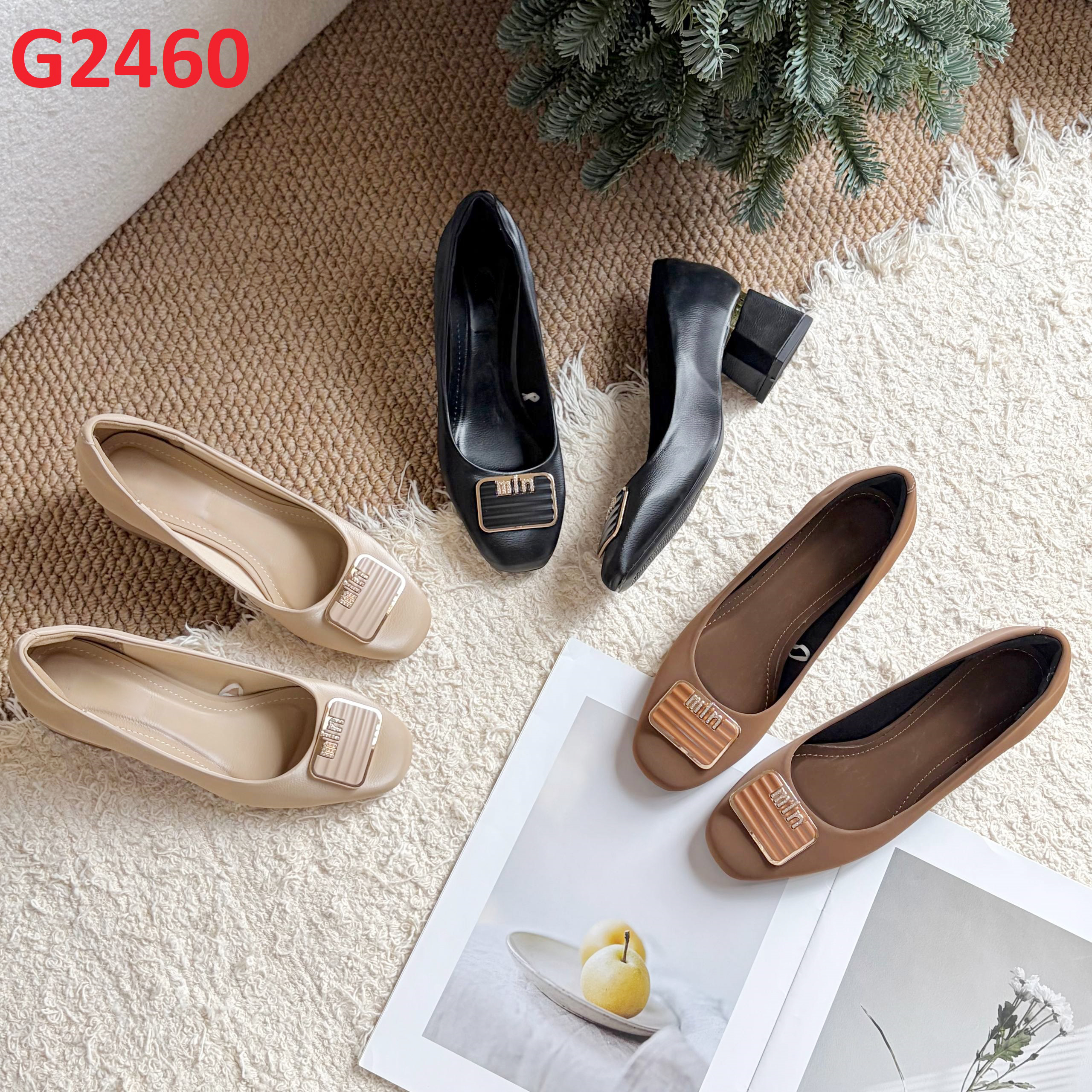 Giày cao gót bít 5CM  - Mã Đặt Hàng G2460