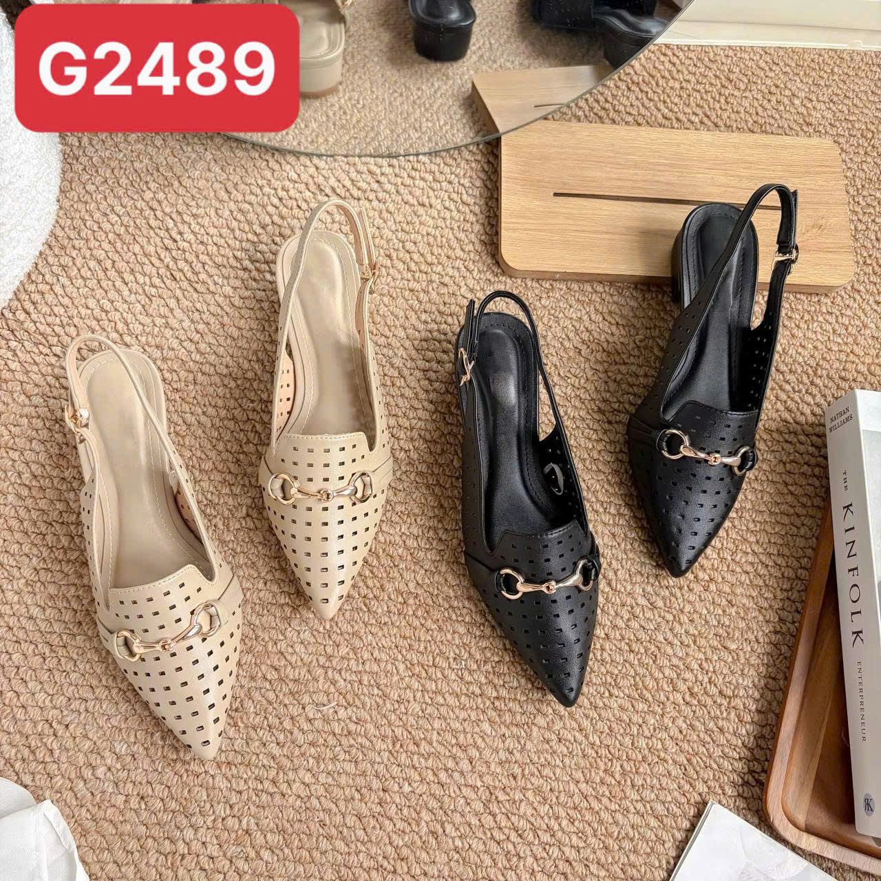 Sandal bít mũi 3 CM - Mã Đặt Hàng G2489