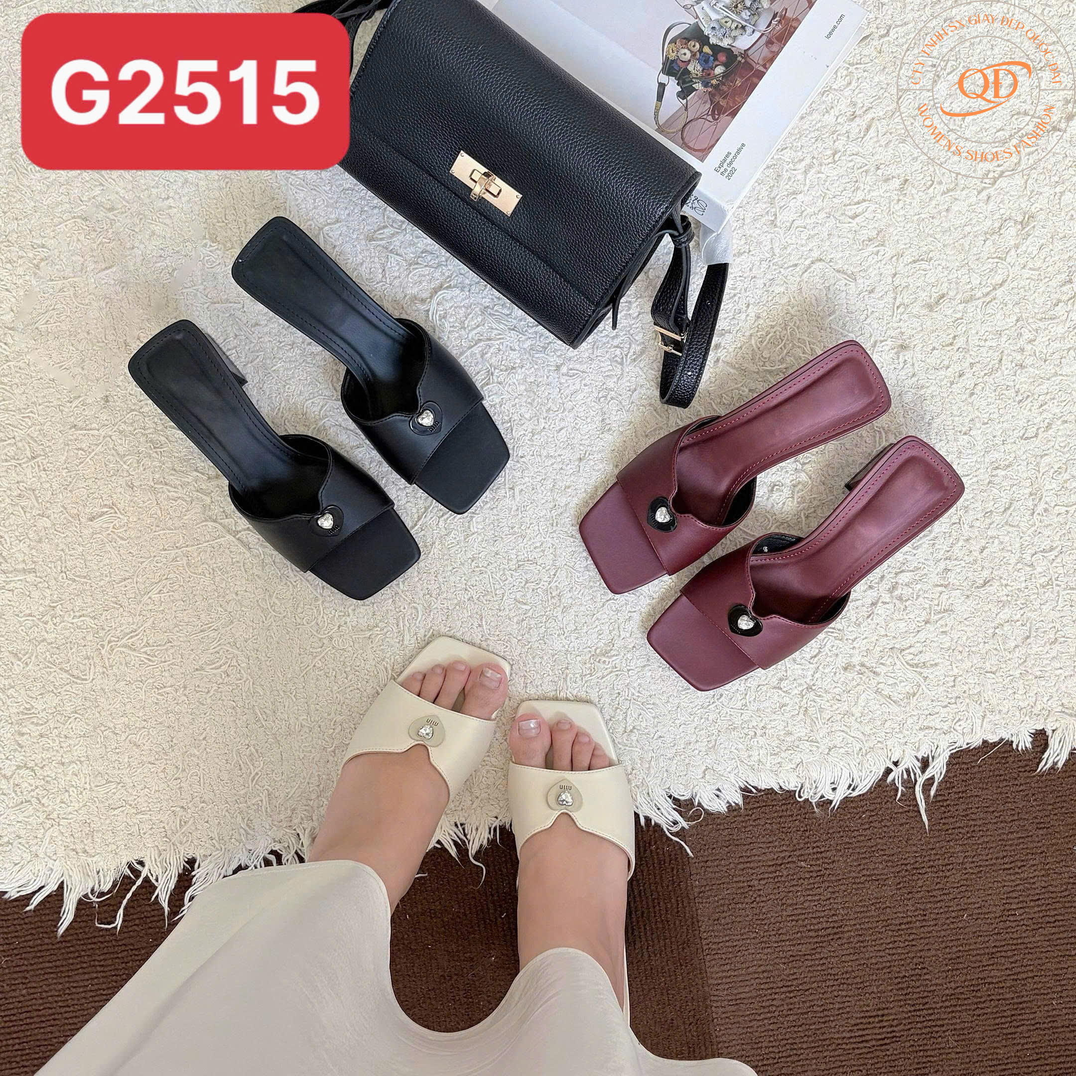 Sandal cao gót 5CM - Mã Đặt Hàng G2515
