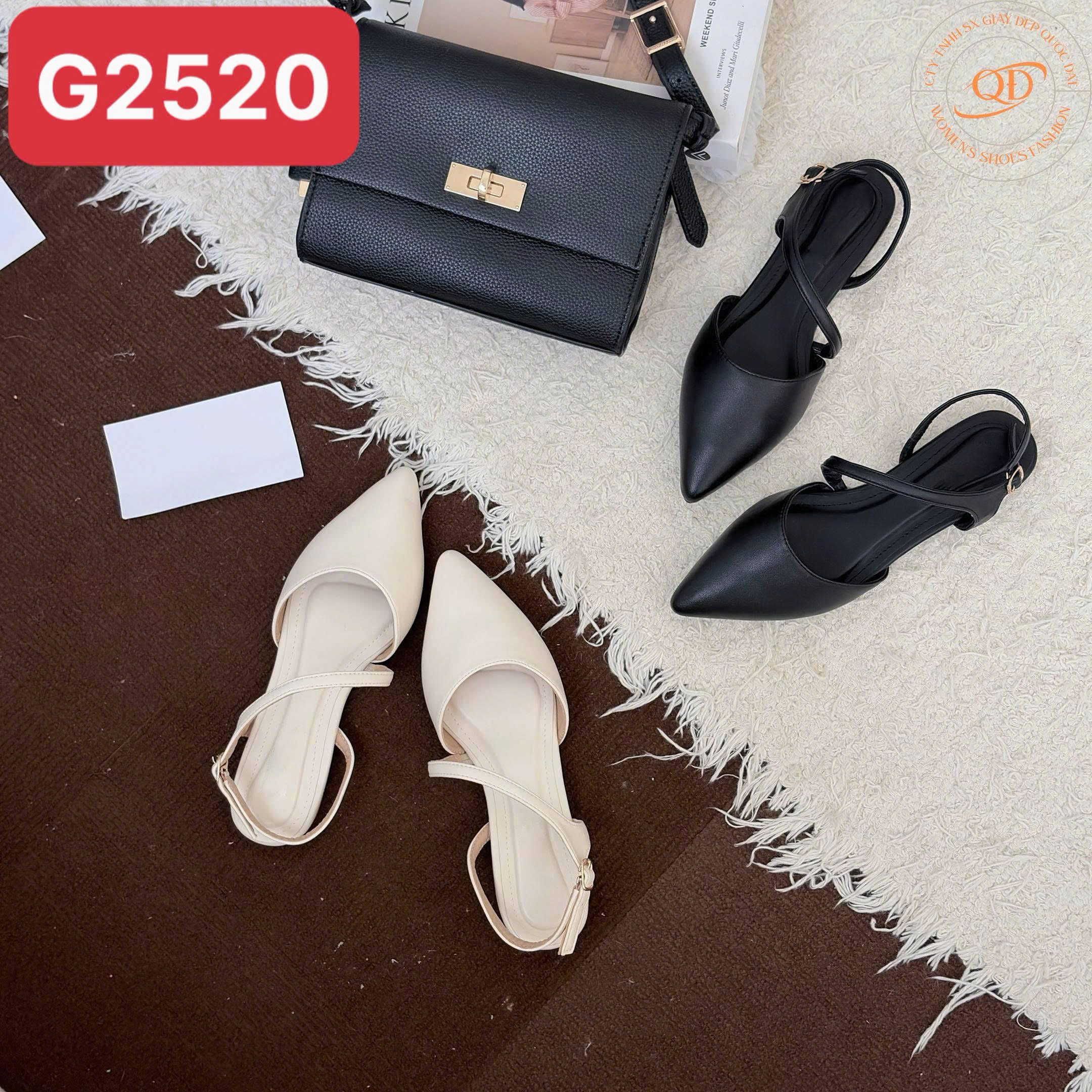 Sandal bít mũi 1CM - Mã Đặt Hàng G2520