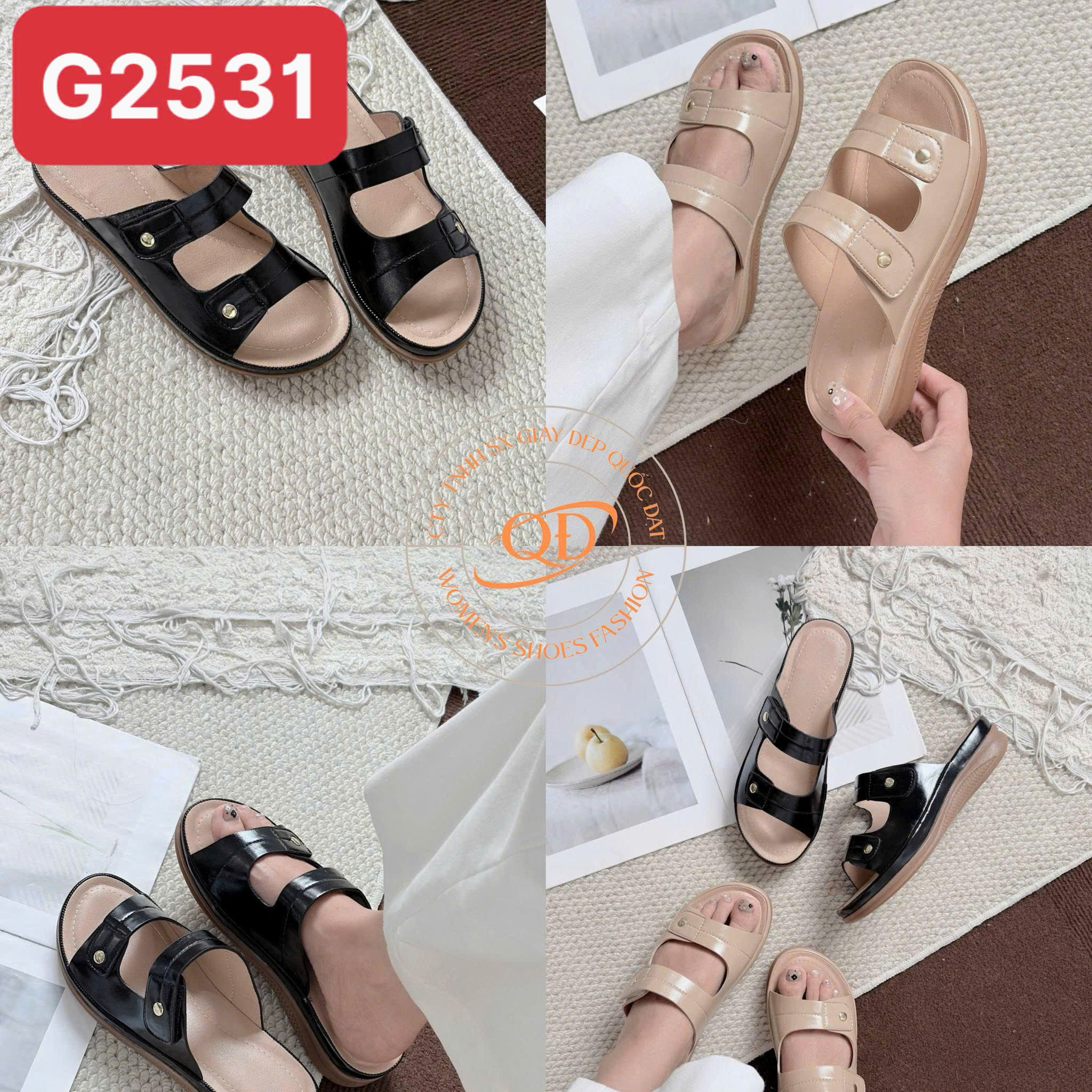 Sandal đế xuồng  - Mã Đặt Hàng G2531
